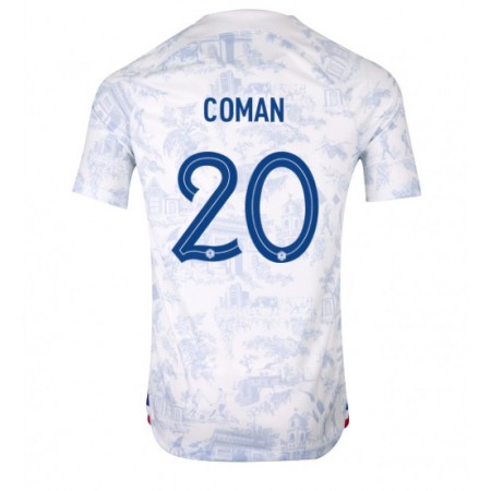 Frankrig Kingsley Coman 20 Udebane VM 2022 - Fodboldtrøjer (S/S) Frankrig Kingsley Coman 20 Udebane VM 2022 - Fodboldtrøjer (S/S)